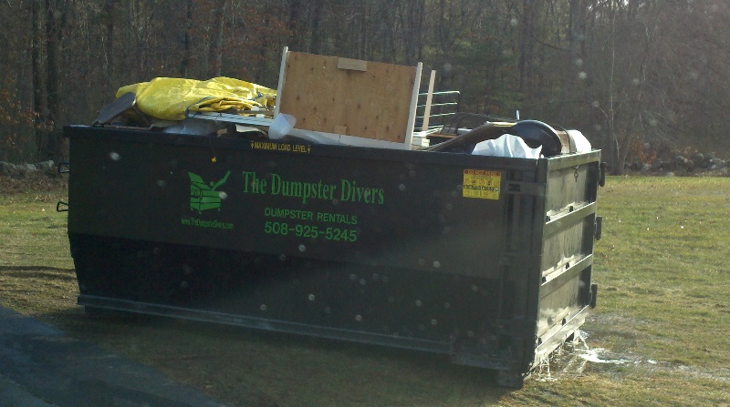Overfull Dumpster
